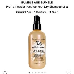 Bumble and bumble's Dry Shampoo Mist